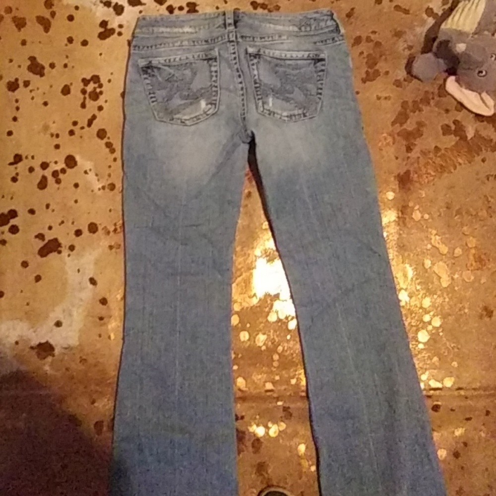 Silver jeans